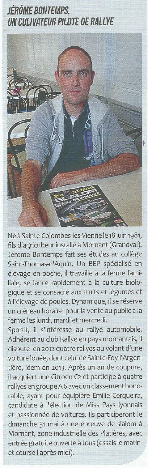 Jérôme, un cultivateur pilote de rallye