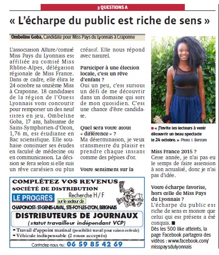 L'écharpe du public est riche de sens