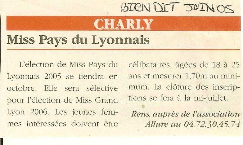 Miss Pays du Lyonnais