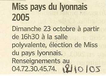 Miss Pays du Lyonnais 2005 12-10