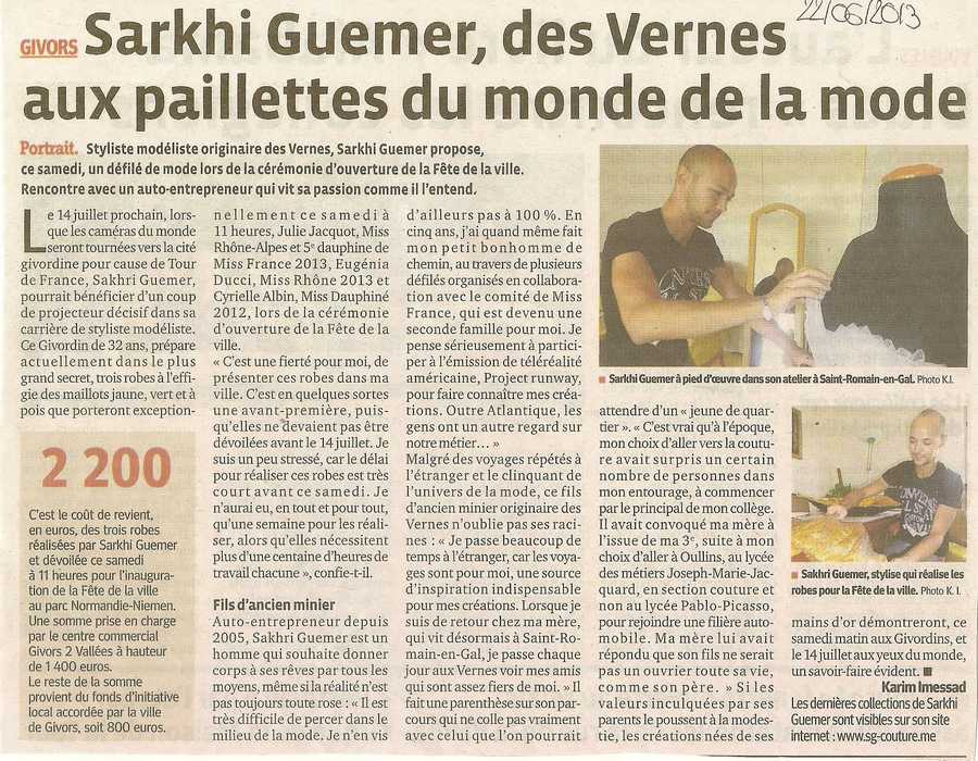Sarkhi Guemer des Vernes aux paillettes du monde de la mode