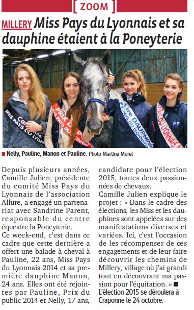 MPL et sa dauphine étaient à la Poneyterie