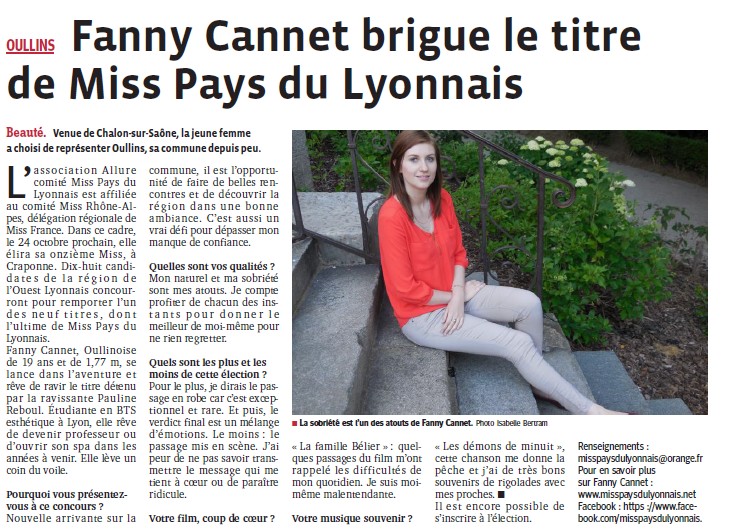 Fanny Cannet brigue le titre de MPL