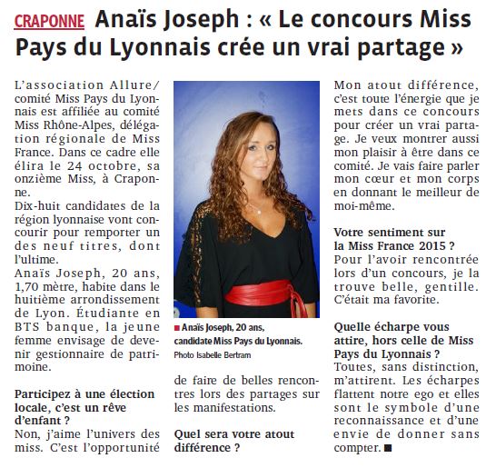Anaïs Le concours MPL  crée un vrai partage
