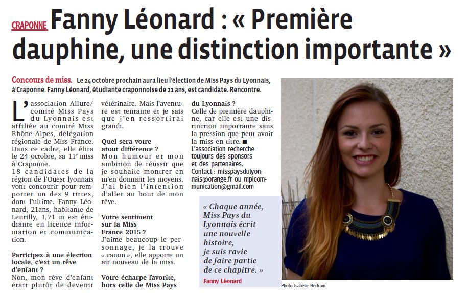 Fanny première dauphine une distinction importante