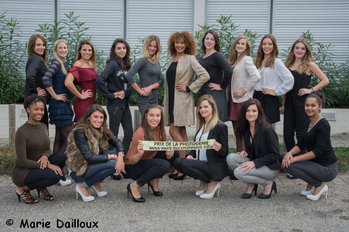 Affiches de Soutien des Candidates de Miss Pays du Lyonnais 2016