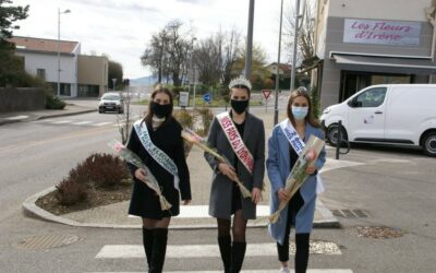 Les Miss viennent soutenir le moral des commerçants à Saint-Laurent-d’Agny