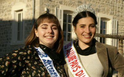 Saint-Laurent-d’Agny : les Miss à la rencontre des commerçants