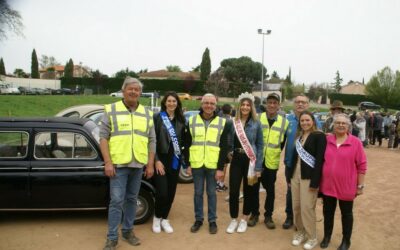 Saint-Laurent-d’Agny 1er rassemblement d’autos anciennes organisé par Le lien des Saint Laurent