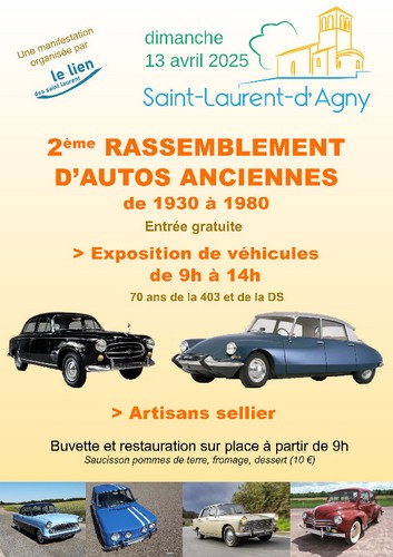 Rassemblement Autos Anciennes 2025